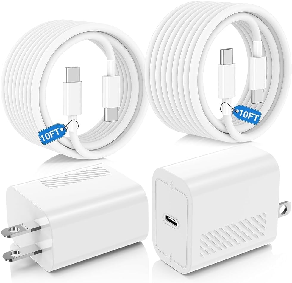 USB C Charger Fast Charging,2Pack 45W Type C Fast Charger Block& Cable