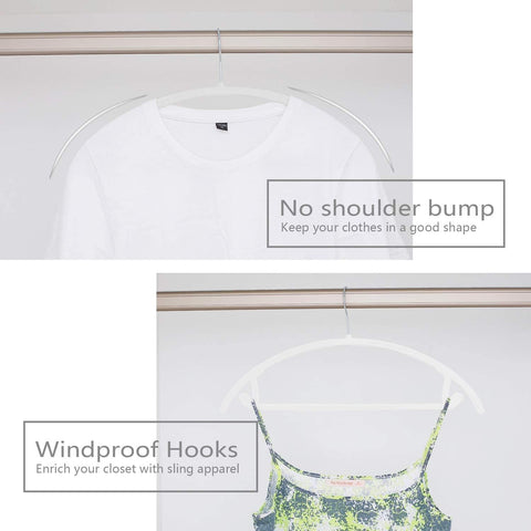 MIZGI Velvet Hangers 50 Pack, Patented Rounded Shoulder Sweater Hangers