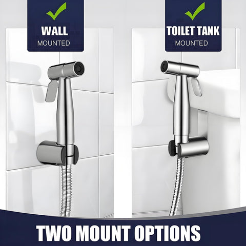 Handheld Bidet Sprayer-Bidet Attachment for Toilet, Premium Stainless Steel