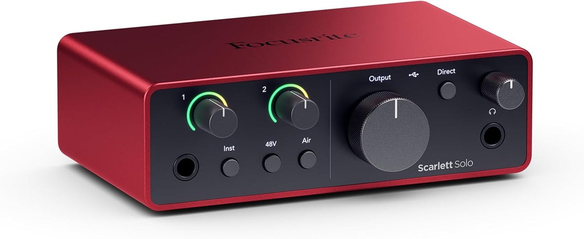 Focusrite Scarlett Solo 4th Gen USB-C Audio Interface