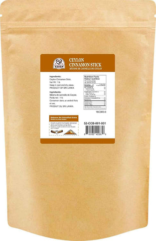 52USA Ceylon Cinnamon Sticks 1 Lb (16 oz), Whole Ceylon Cinnamon Stick | Perfect for Baking, Cooking & Beverages, Non-GMO, Kosher Certified - Cassia Cinnamon from Sri Lankan (453g)