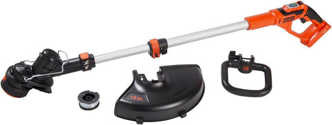 BLACK+DECKER 40V MAX String Trimmer and Lawn Edger, 13 Inch Weed Eater, Far Reach, Battery and Charger Not Included (LST136B)