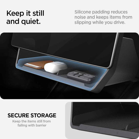 Spigen Under Screen Storage Organizer for Tesla Model Y Juniper, 3 Highland