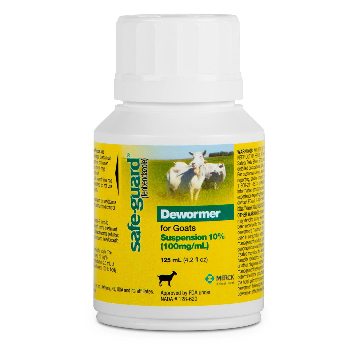 Safe-guard (Fenbendazole) Dewormer Liquid 125ml