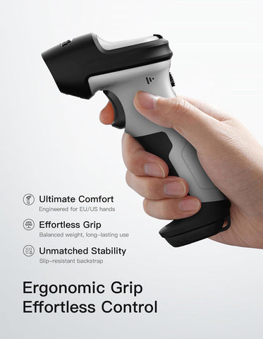 Inateck 2D Barcode Scanner, Wireless Bluetooth QR Reader, 2600mAh, BCST-72