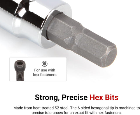 TEKTON 3/8 Inch Drive x 3 mm Hex Bit Socket | SHB13200
