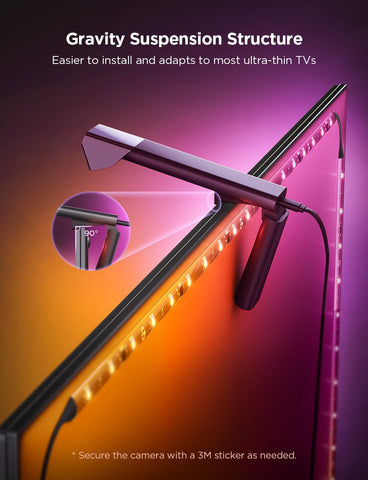 Govee TV Backlight 3 Lite, 16.4ft LED Strip Lights Sync with 75-85 Inch TVs