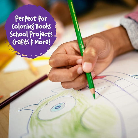 Crayola Colored Pencils Set for Kids (120ct), Cute School Supplies