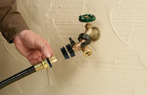2-Pack Orbit Brass Hose Quick Connect Set