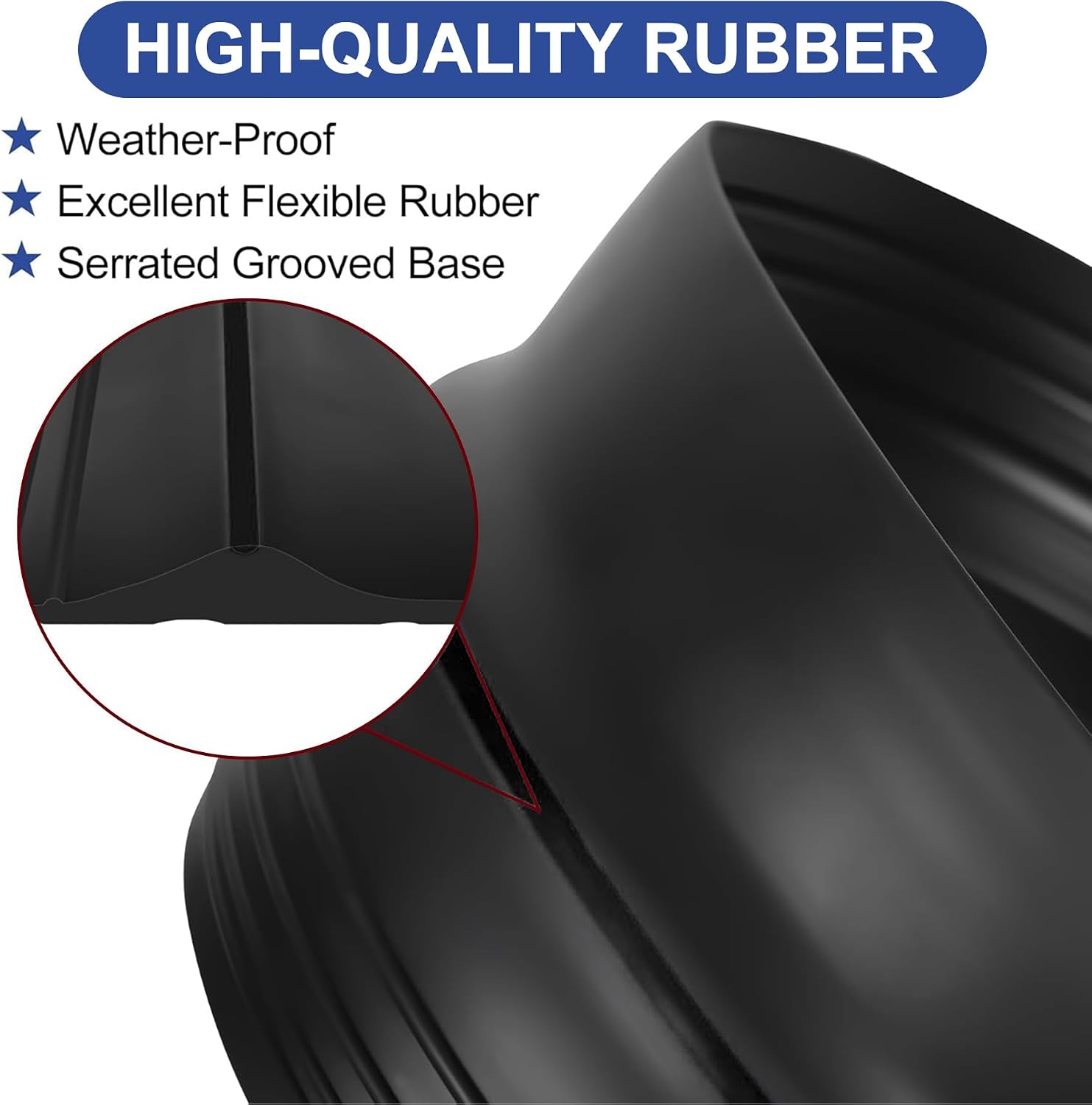 ToLanbbt 12Ft/3.7M Universal Garage Door Rubber Threshold Strip with 300ml Black Adhesive/Sealant, Weatherproof Seal Strip DIY Weather Stripping Replacement (Black)