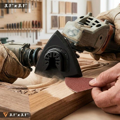 Triangle and Finger Pads (4-Pack Triangle Sanding Pads)