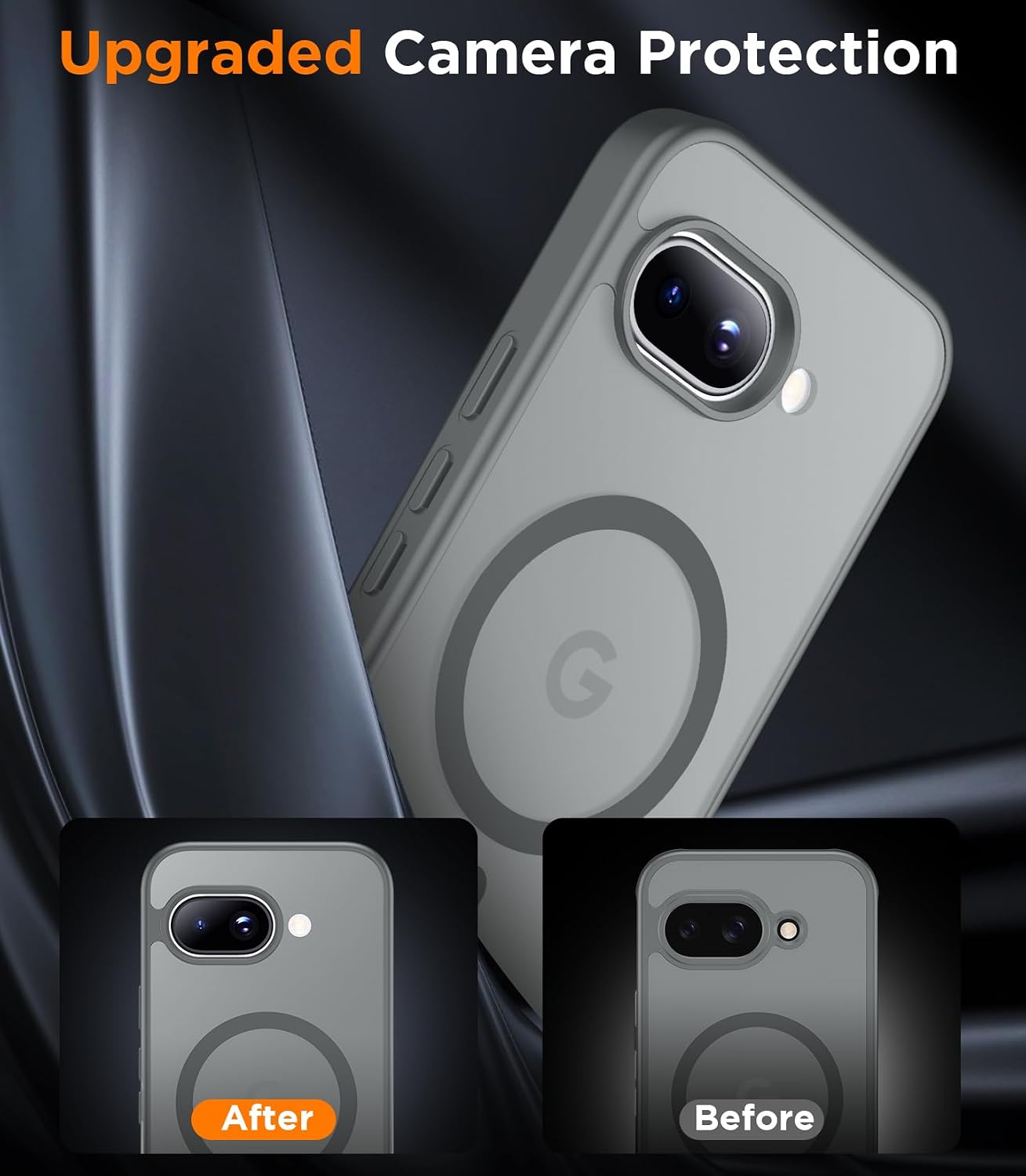 SPIDERCASE Magnetic for Google Pixel 9A Case, Gray