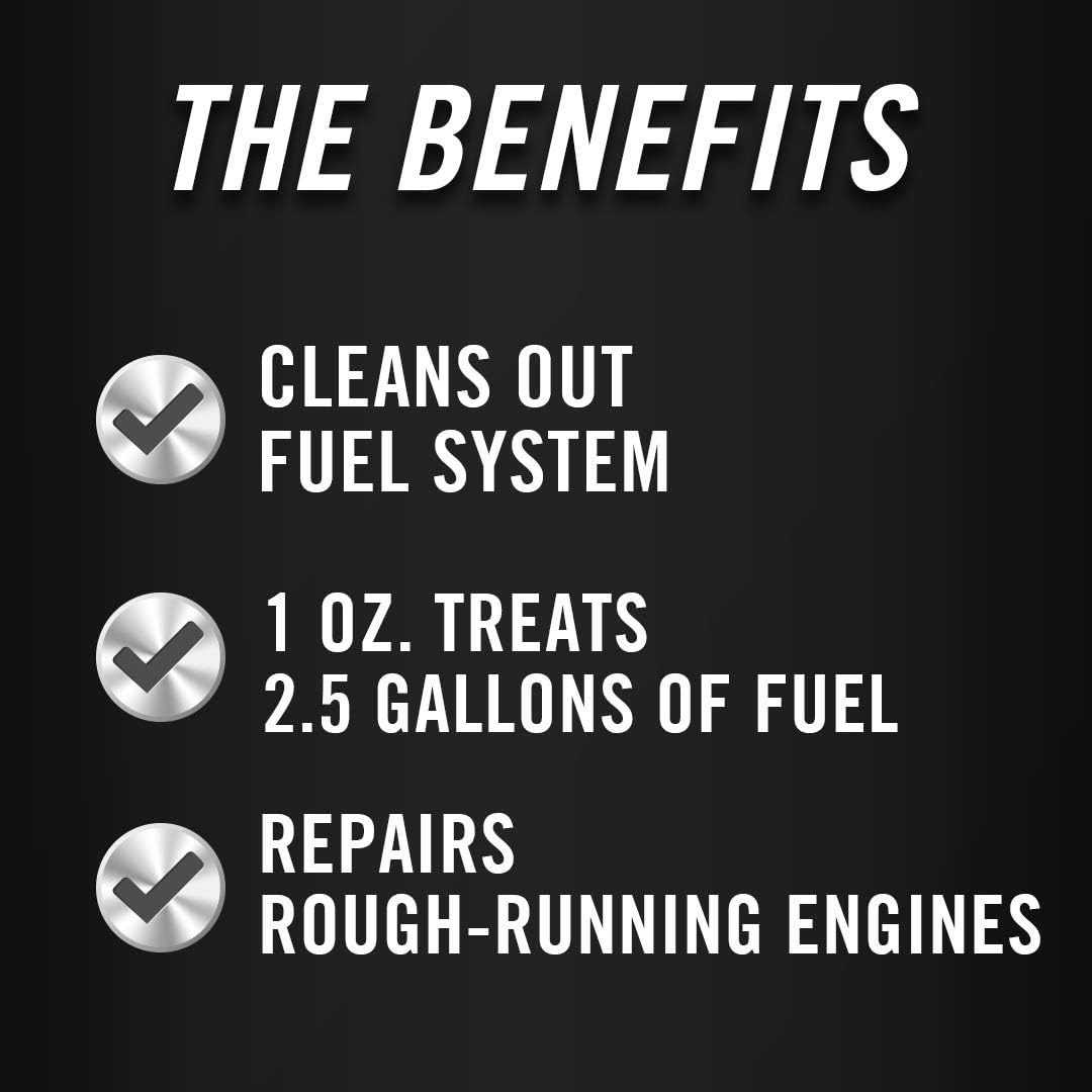 STA-BIL Fast Fix - Small Engine Treatment, Cleans Carburetors and Injectors, Fixes Rough Running Engines, Eliminates Water, Treats Up to 20 Gallons, 8oz (22304) , Green