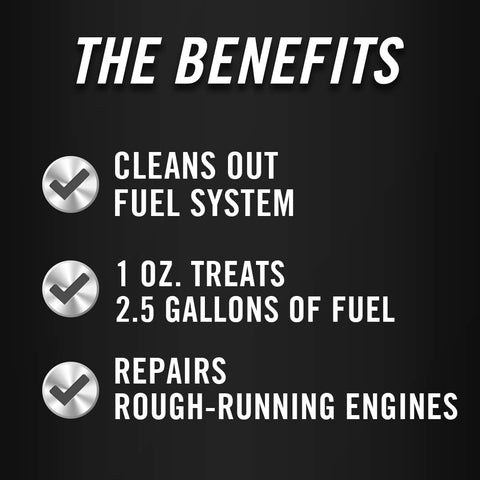 STA-BIL Fast Fix - Small Engine Treatment, Cleans Carburetors and Injectors, Fixes Rough Running Engines, Eliminates Water, Treats Up to 20 Gallons, 8oz (22304) , Green