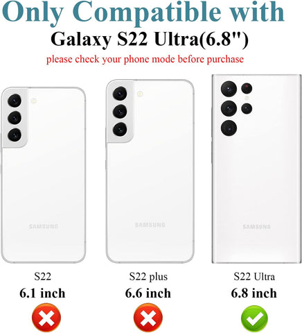 4 Pack Camera Lens Protector Compatible with Samsung Galaxy S22 Ultra
