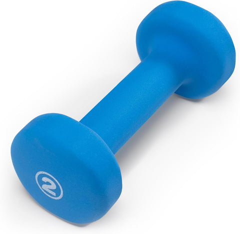 Marcy Colored Neoprene Dumbbell Hand Weights, Exercise Free Weights for Home Gym - Sold in Singles