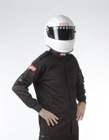 RaceQuip® 111006RQP 110 Series Driving Jacket - SFI 3.2A/1 - Black - XL