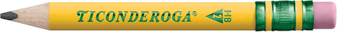 Ticonderoga My First Short Triangular Wood-Cased Pencils, #2 HB Soft