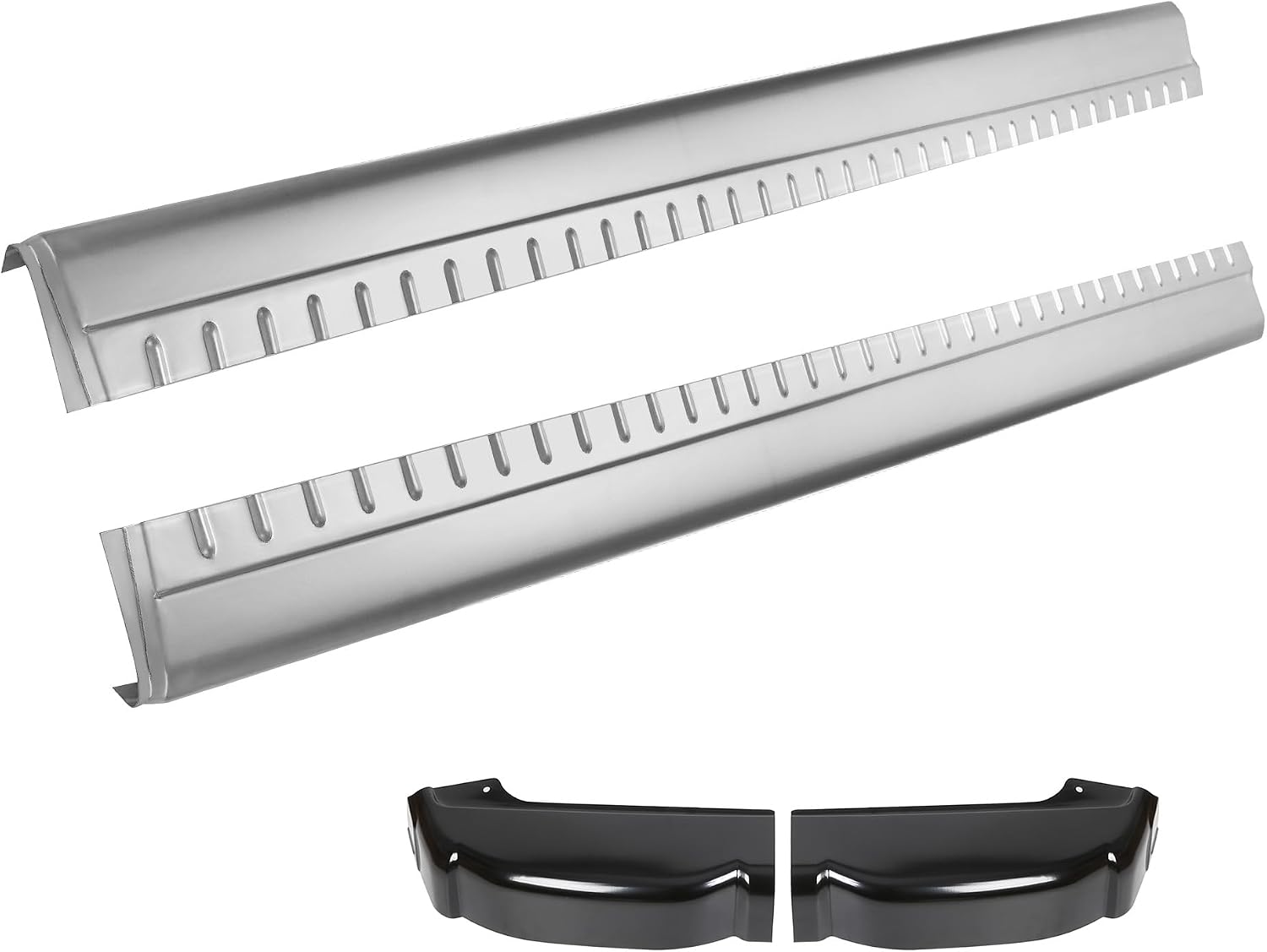 ECOTRIC Rocker Panels Cab Corners Compatible with 1999-2007 Chevy GMC
