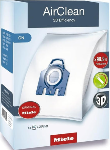 Miele GN Vacuum Cleaner Bags, 4-Pack for Select Miele Vacuums