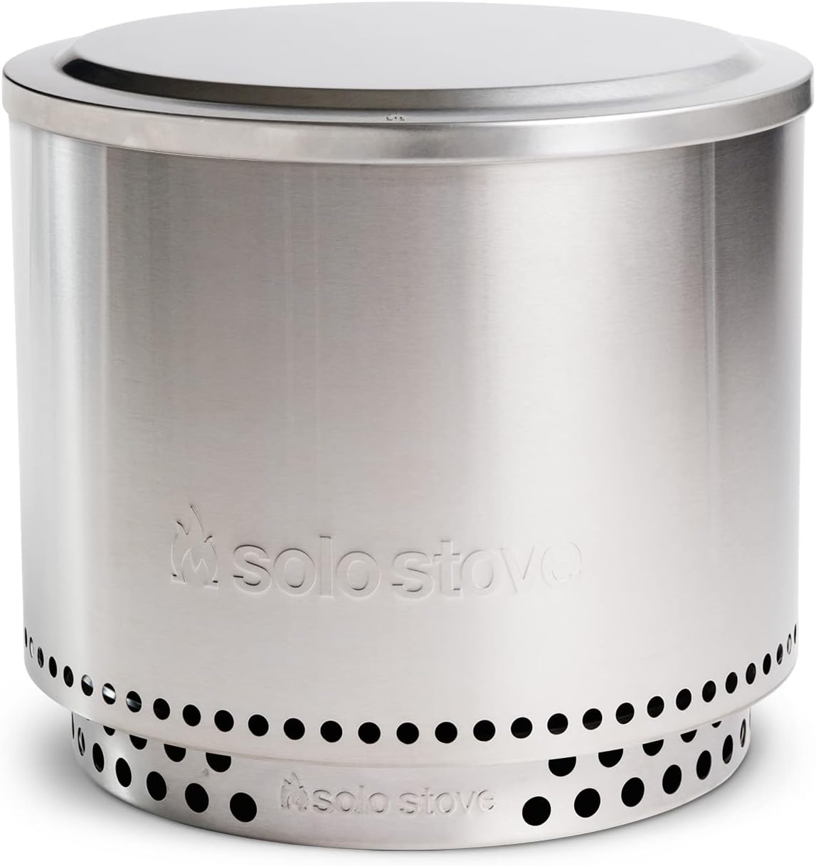 Solo Stove Bonfire Lid | 304 Stainless Steel Fire Pit Cover & Tabletop