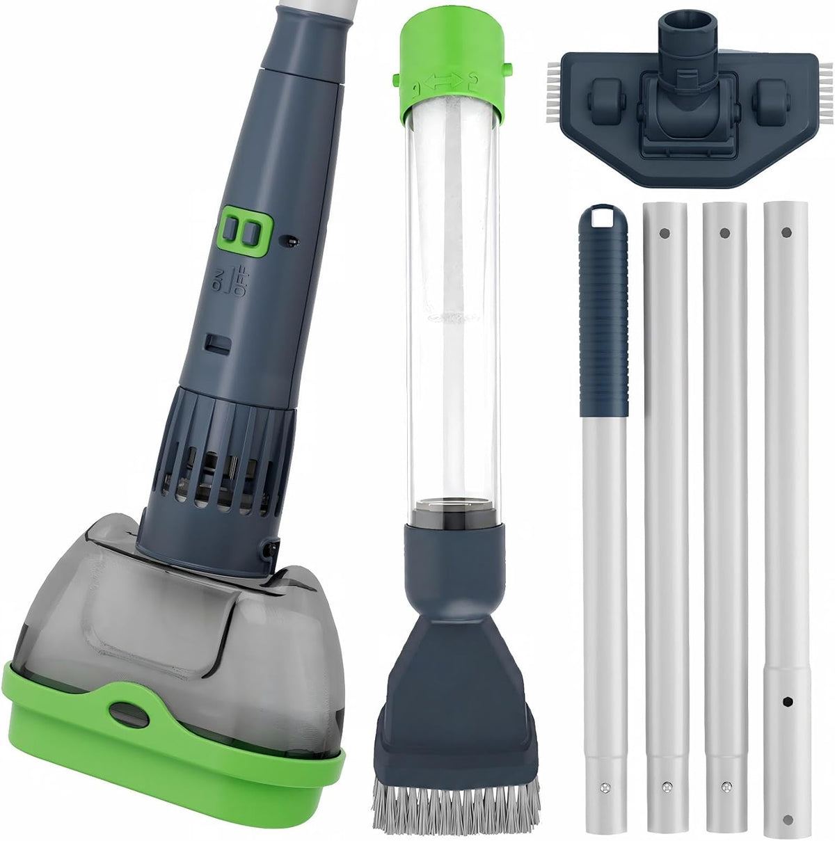 Rechargeable Pool & Spa Hot Tub Vacuum Cleaner - Dual Mode & Magnetic Drive System, 25µm Ultra Fine Mesh Filters for Hot Tub, Small Above Ground Pools - 70 Mins