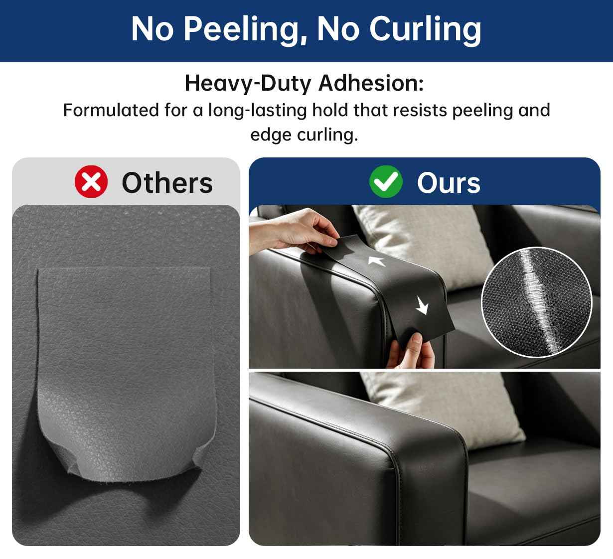 Leather Repair Tape, Vinyl Repair Kit for Furniture Car Seat