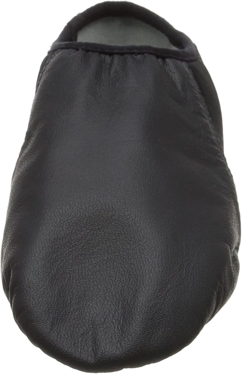 Bloch Girls Neo-Flex Leather Neoprene Slip-On Jazz Dance Shoes, EVA Outsole