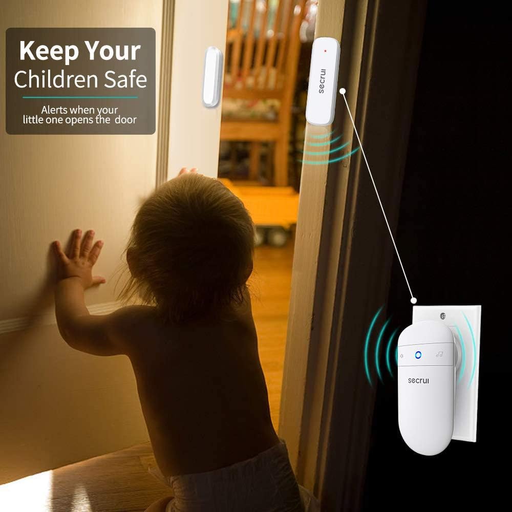 Door Chime When Door Opens, Door Opened Alarm for Home/Business Entering