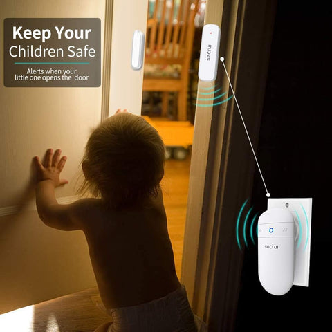 Door Chime When Door Opens, Door Opened Alarm for Home/Business Entering