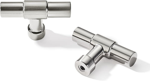 khtumeware 10 Pack Cabinet Knobs - Brushed Satin Nickel 2 Inch(51mm) Heavy Duty Zinc Drawer Pulls for Kitchen & Dresser Drawers