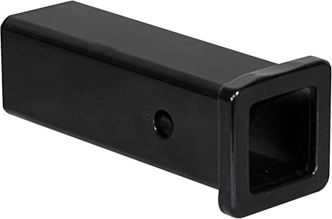 Buyers Products RT25810 2 Inch Plain Receiver Tube with 10 Inch Shank, Weld-On Carbon Steel Towing Tube with Cast Steel Collar, 5/8 Inch Hitch Pin Hole, Black Finish for Custom Towing Builds