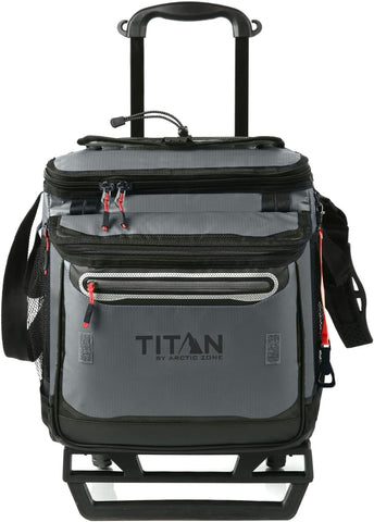 Titan 60 Can Cooler with Wheeled Cart, Ice Up to 3 Days