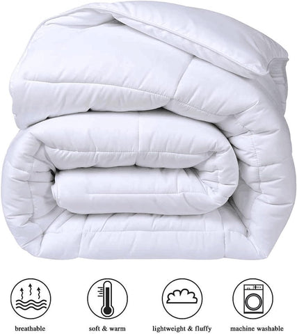 COHOME All-Season King Size Cooling Comforter Duvet Insert - White