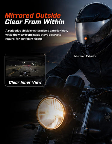 TCMT Full Face Motorcycle Helmet for Adults Men Women