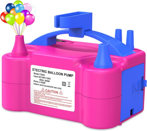 IDAODAN Electric Balloon Pump, Portable Electric Balloon Blower Machine Inflator Air Pump for Party Decorations