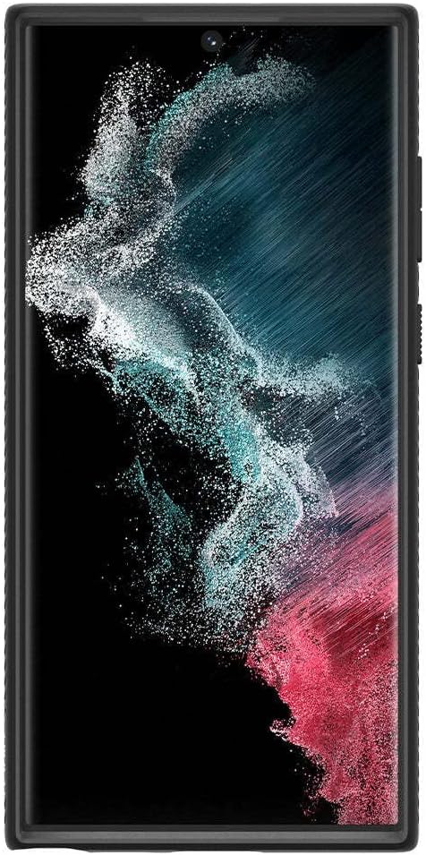 Spigen for Galaxy S22 Ultra Case, Liquid Air [No Magnet Ring] [Military-Grade Protection] - Matte Black