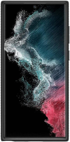 Spigen for Galaxy S22 Ultra Case, Liquid Air [No Magnet Ring] [Military-Grade Protection] - Matte Black