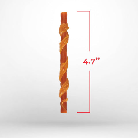 DreamBone Twist Stick Sirloin Rawhide-Free Dog Treats, 15 Count