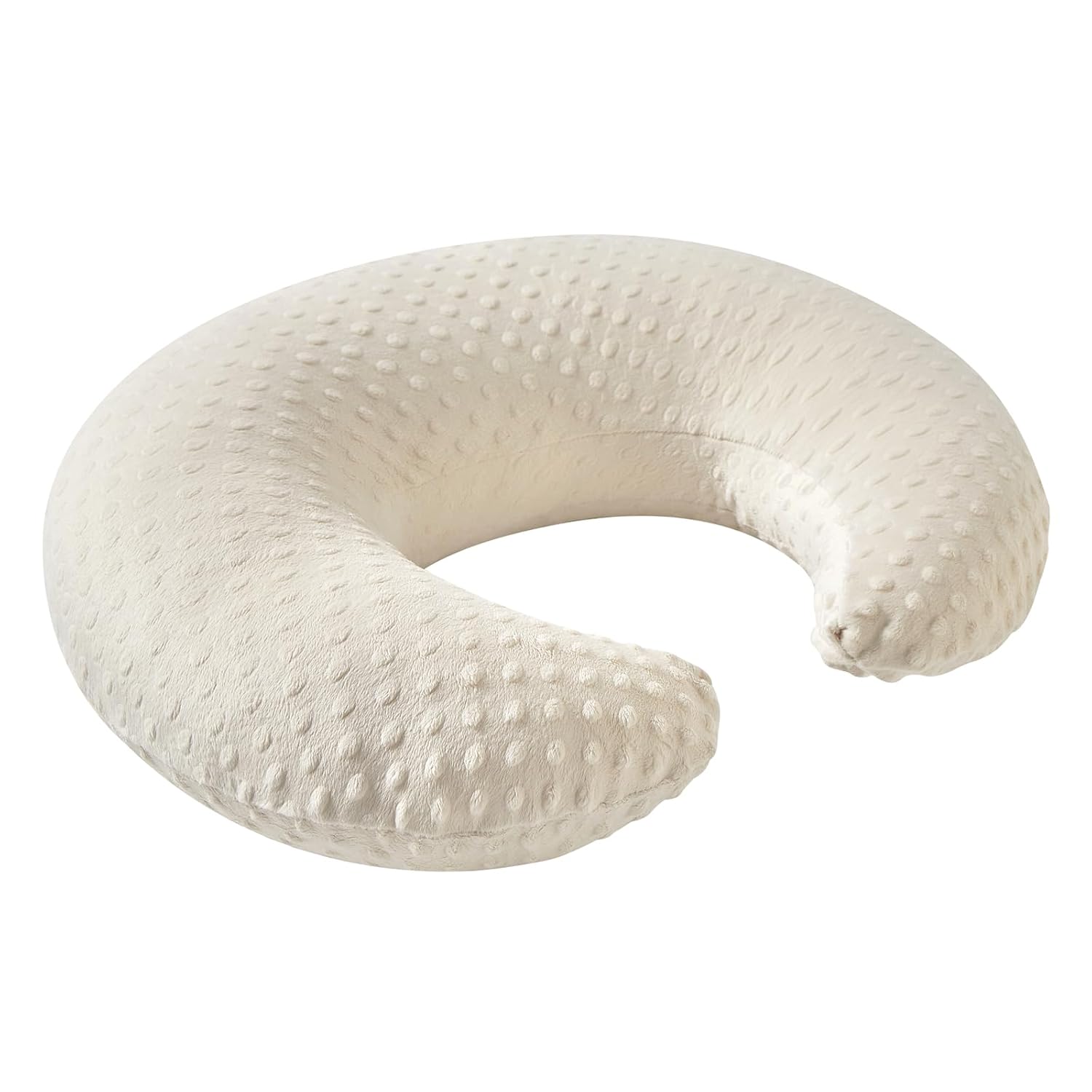 ESEN Plus Size Nursing Pillow and Body Positioner for Breast Feeding and Bottle Feeding, Ultra Soft Baby Breastfeeding Pillows with Removable Nursing Pillow Cover for Mom and Baby (Beige)