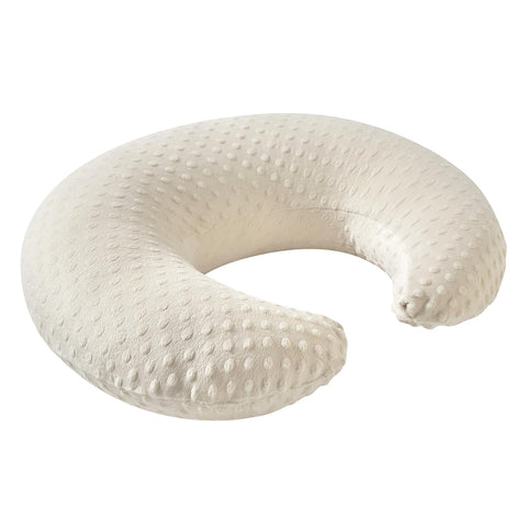 ESEN Plus Size Nursing Pillow and Body Positioner for Breast Feeding and Bottle Feeding, Ultra Soft Baby Breastfeeding Pillows with Removable Nursing Pillow Cover for Mom and Baby (Beige)