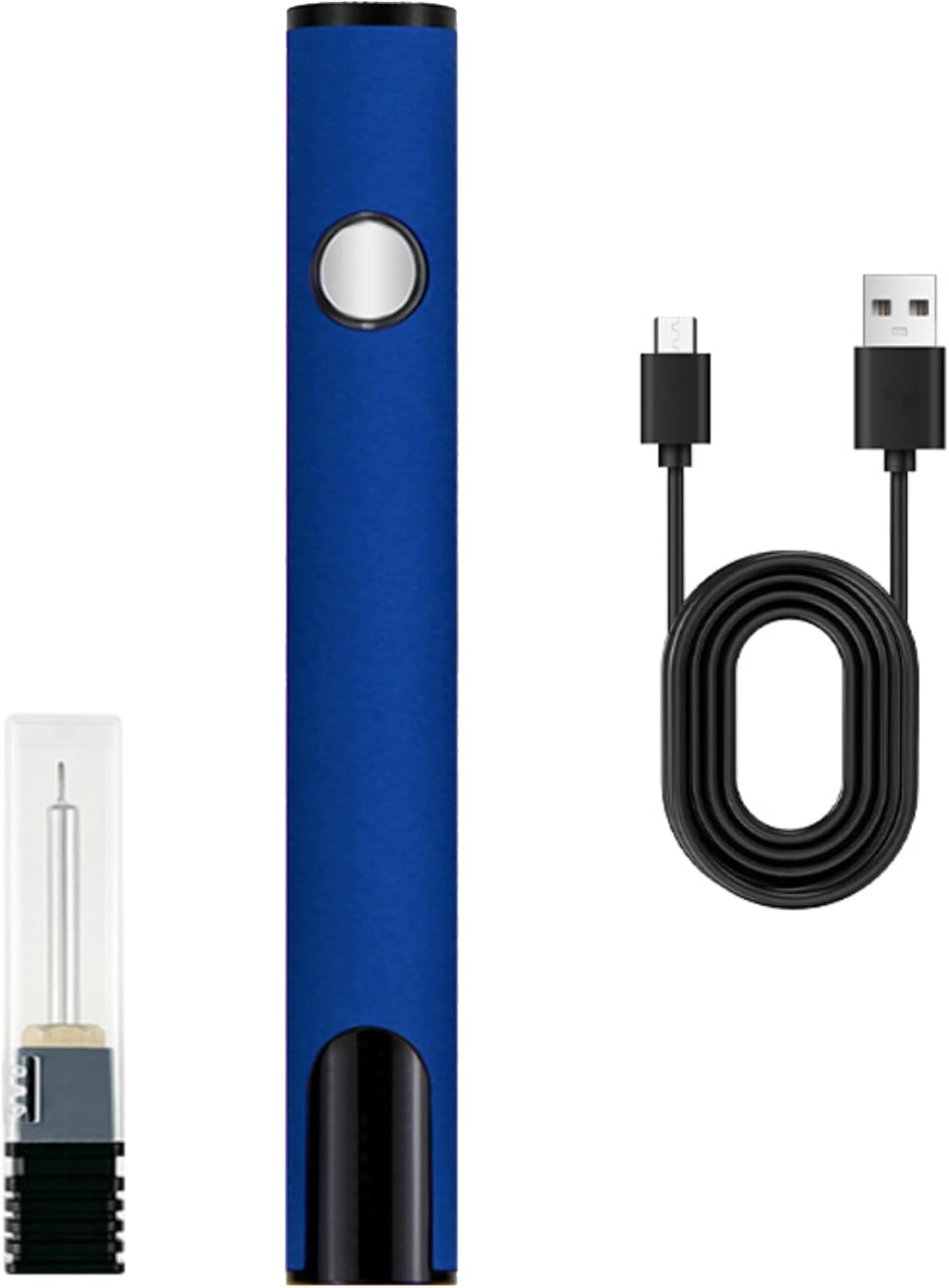 Wlizyzfhy Rechargeable Thread Burner kit，Tool Burning Pen(blue)