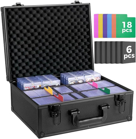 Trading Card Storage Box for 3" x 4" Top Loaders 610+, Sports Cards Case