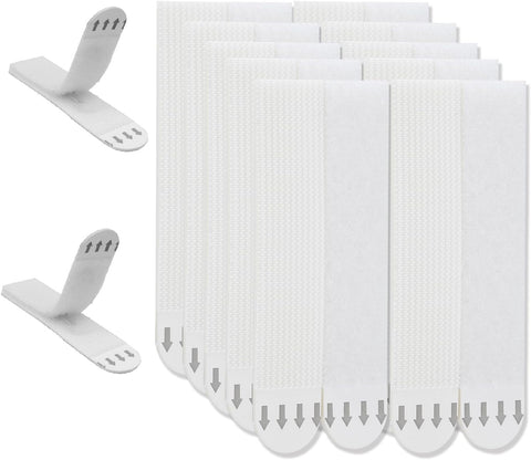 Gisde Large Picture Hanging Strips Heavy Duty, 16-Pairs(32 Strips) Sticky Picture Hangers for Walls No Damage Wall Picture Hangers Without Nails Refill Adhesive Poster Strips