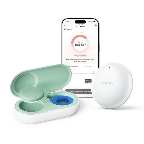 Momcozy Smart Baby Thermometer for Family with CozyLink Signal Booster