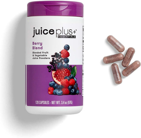 JuicePlus+ Berry Blend - Vegan Whole Food Vitamins - 1 Bottle (60 Servings)