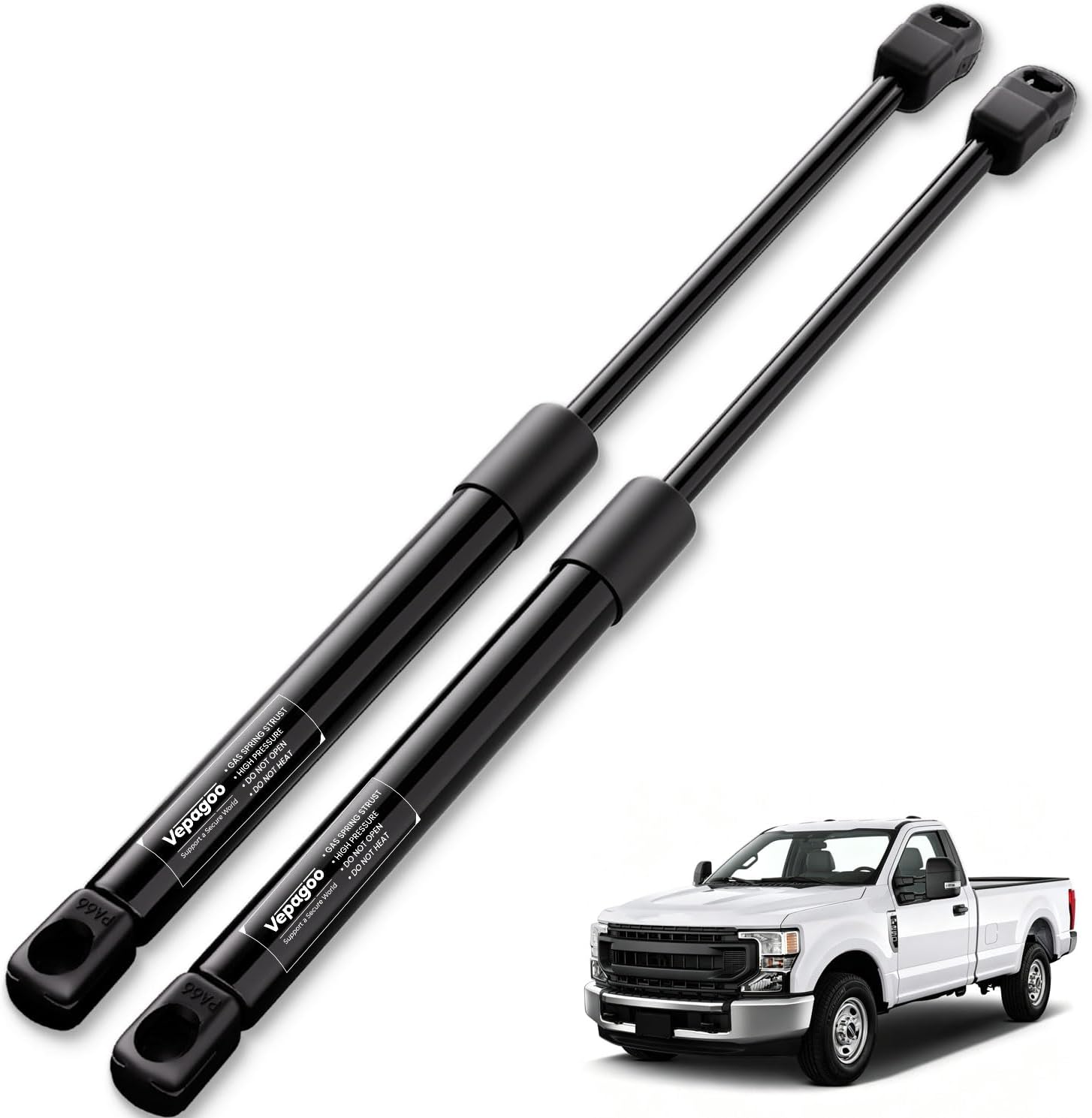 Vepagoo 4339 Hood Struts Shocks for 1999–2007 Ford F250/F350/F450/F550