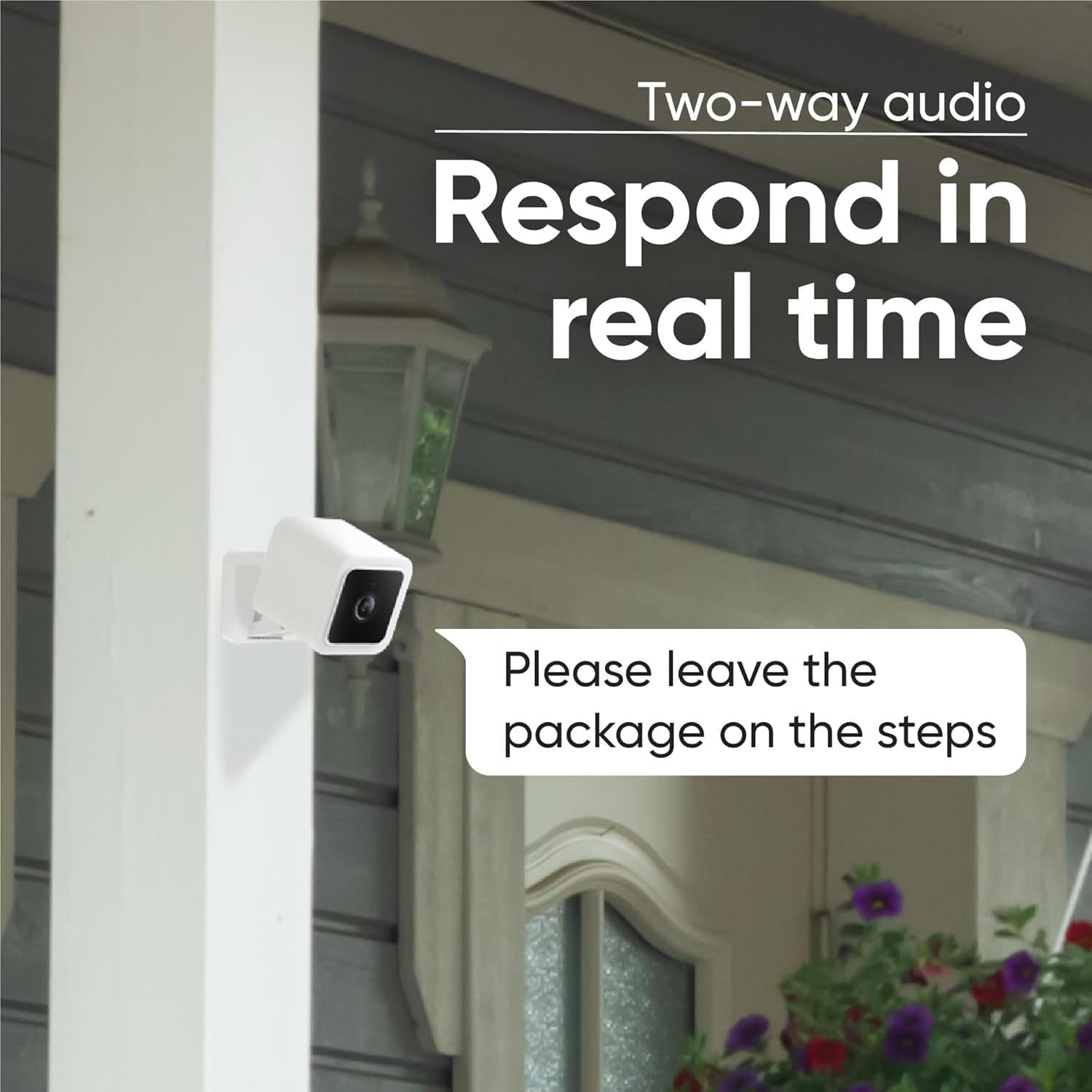 WYZE Cam v3 1080P HD WiFi Indoor/Outdoor Security Camera, White