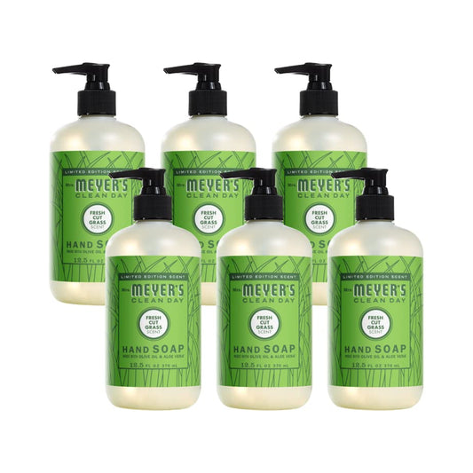 MRS. MEYER'S CLEAN DAY Fresh Cut Grass Scent Hand Soap (12.5 Fl Oz (Pack of 6))