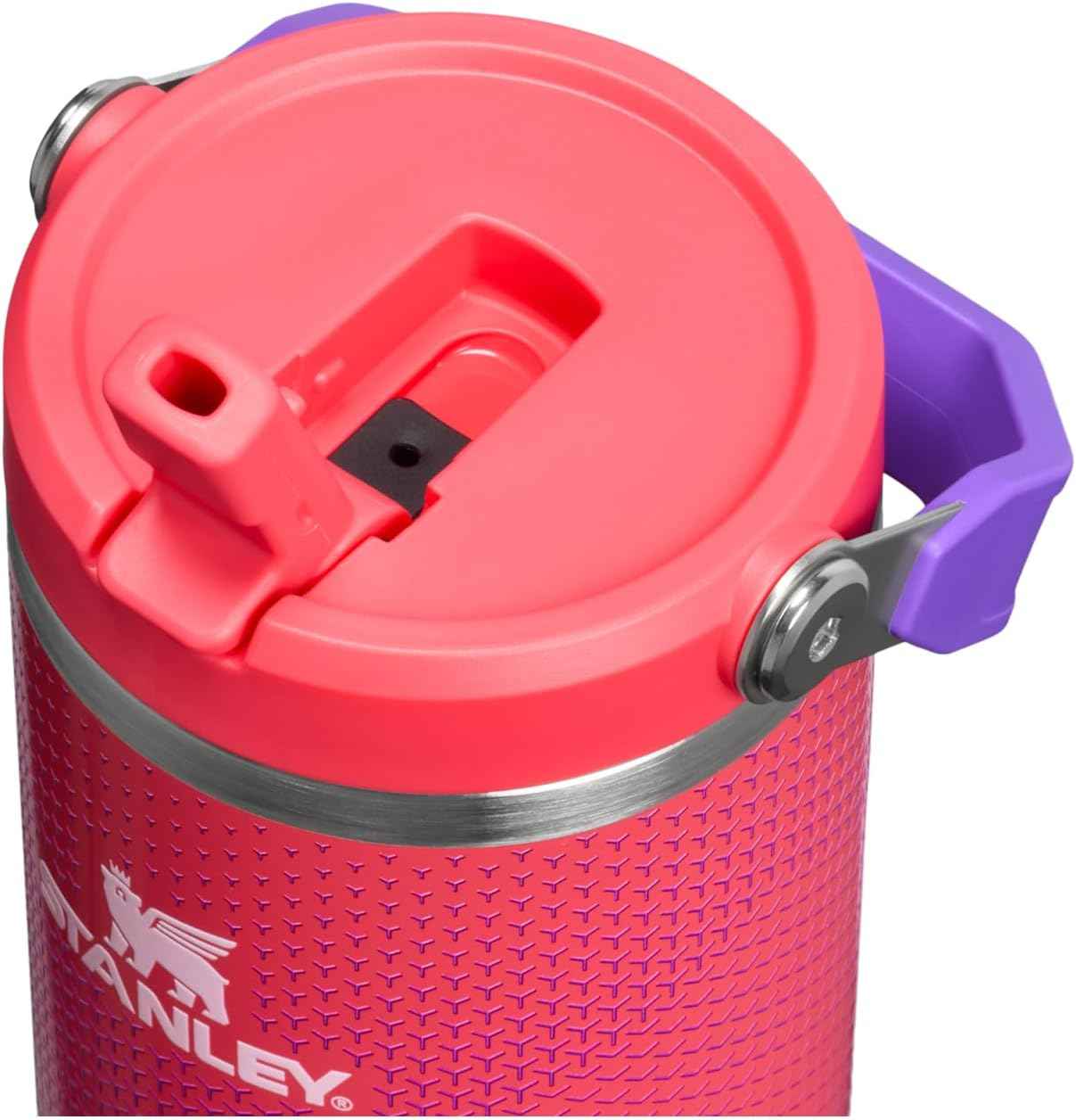 STANLEY IceFlow 2.0 Flip Straw Tumbler, 30 oz, Vermilion Hypergrip